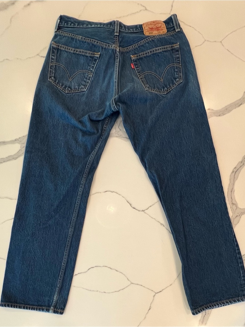 Vintage Levis Men's Blue Denim Jeans - Picture 9 of 12